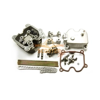 Головка цилиндра для скутера с двигателем 4T 157QMJ 170cc d-63 4-x клапанная комплект полный CMR (Тайвань)