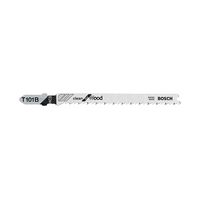 Пилка BOSCH для лобзика T 101 B Clean for Wood, HCS 5шт