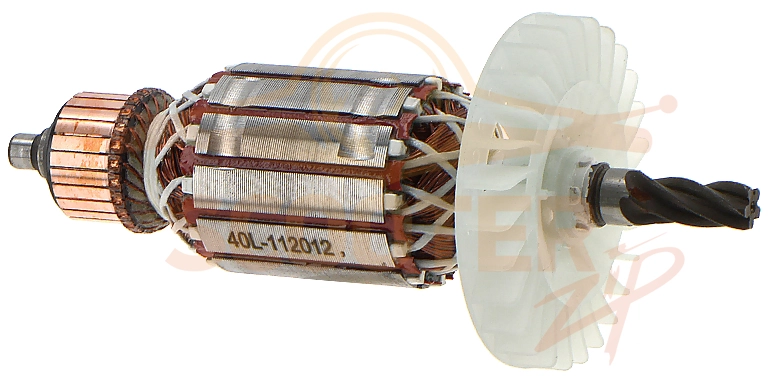 Ротор (Якорь) (L-175 мм, D-45 мм, 5 зубов, наклон вправо) P.I.T. (PIT) PBH40-C2