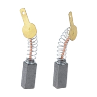 Щетка угольная 5x6x12 (пружина, пятак контакт) (2шт) P.I.T. PCSS1002-C