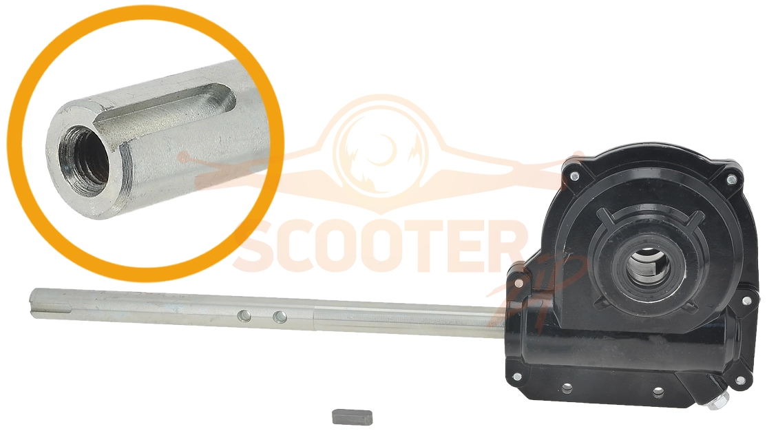 Редуктор в сборе (без вала на шнеки) для снегоуборщика DAEWOO DAST 8570 2018