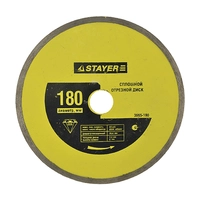 Сплошной отрезной диск STAYER (D-180 mm, d-25.4 mm, s-2,2 mm)