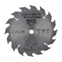 Диск пильный STAYER по дереву (12000, D-156 mm, d-12.7 mm, 16T )