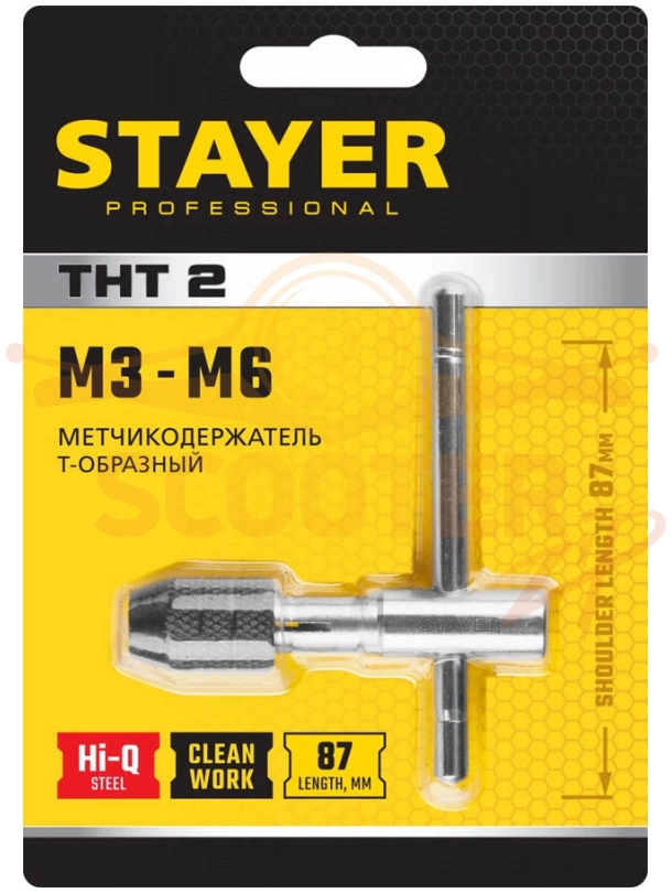Метчикодержатель М3 - М6, Т-образный STAYER
