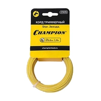 Леска для триммера Star 2.0мм* 15м (звезда) в мотке CHAMPION