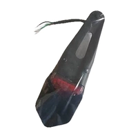 Крыло заднее для мотоцикла с стоп сигналом (черное) MVH