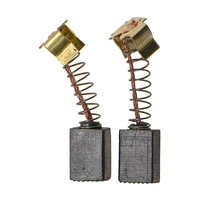 Щетка угольная 5x8x11 (пружина, пятак-уши) (2шт) MAKITA 4320, 6501, 9036
