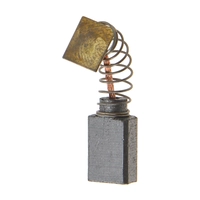 Щетка угольная (1шт) 6x10х14 для ВИХРЬ ДП-160/1200 (s/n YHV ~), ДП-160/1300 (s/n YHV ~), ДП-185/1600 (s/n YHV ~)