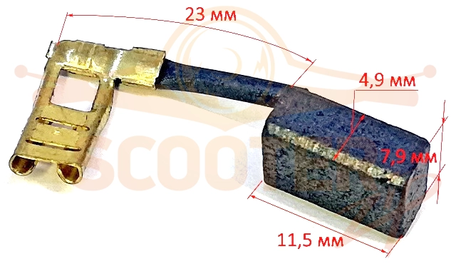 Щетка угольная (1шт) для РЕСАНТА Т-100 (S/N SAF ~ )
