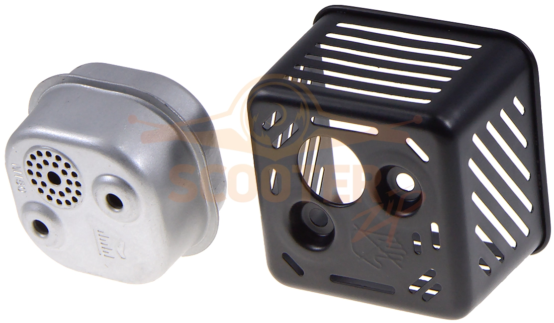 Глушитель для культиватора HUTER GMC-5.0 (s/n DJP~)