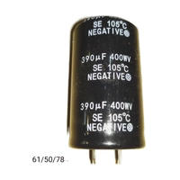 Конденсатор 390мкФх400B (H=52мм D=30мм) САИ-160 с SHV138, IWM-160(20) с LSD056