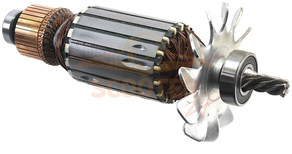 Ротор (Якорь) (L-212 мм, D-54 мм, 6 зубов, наклон влево) DeWalt D28710 TYPE 1