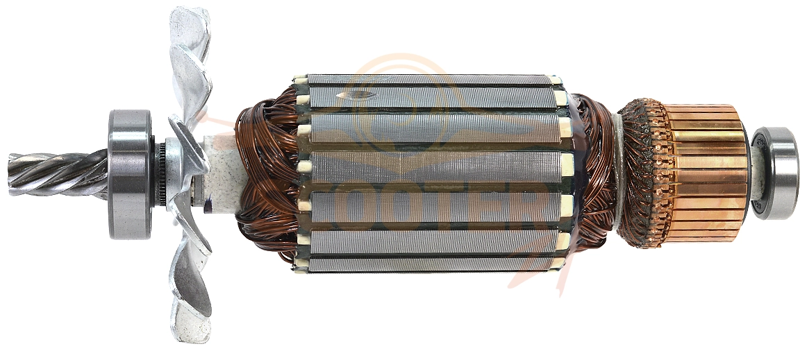 Ротор (Якорь) (L-212 мм, D-54 мм, 6 зубов, наклон влево) DeWalt D28710 TYPE 1