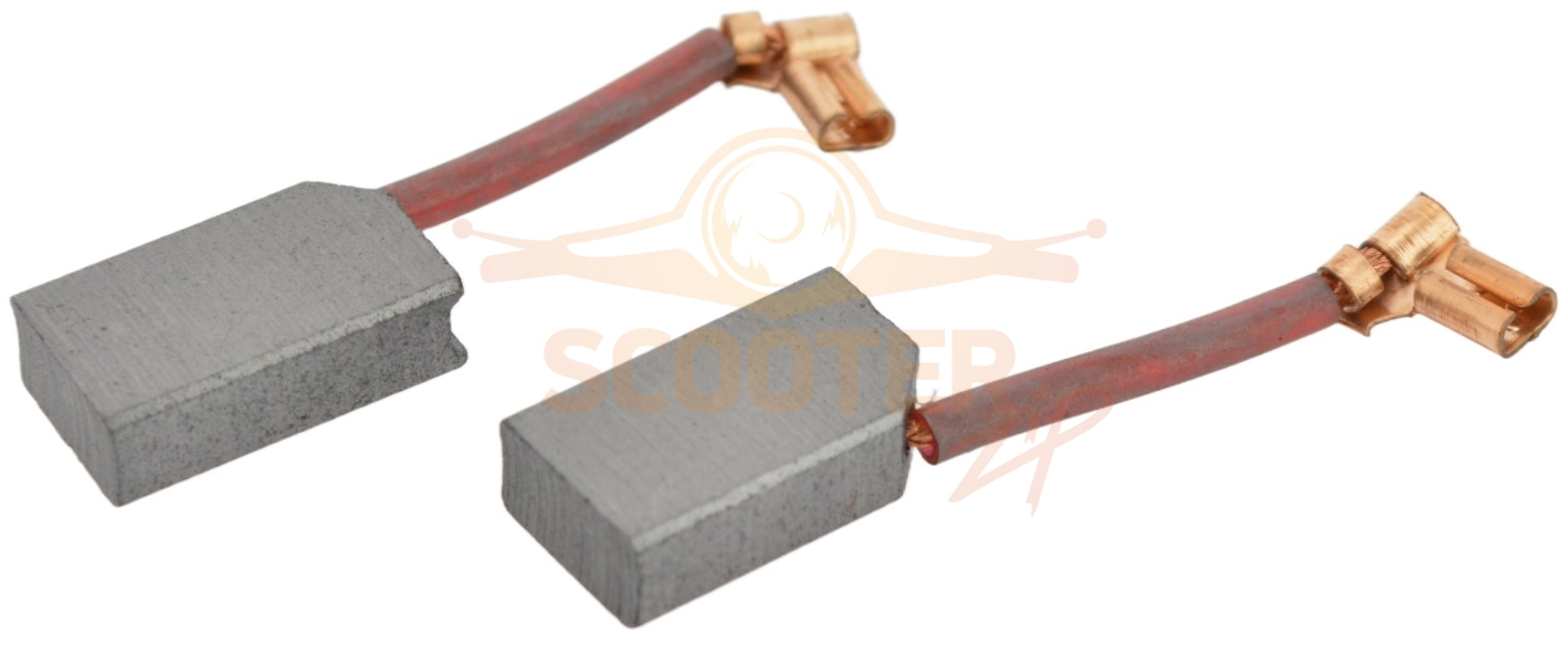 Щетка угольная 5.5x10.5x18 (2шт) ИНТЕРСКОЛ ДУ-22/1200ЭРП2 (s/n 330.****)
