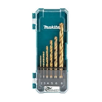 Набор сверл по металлу (6 шт.) HSS-TiN Economy Makita D-72833