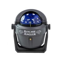 Компас Ritchie Angler, серый корпус синий циферблат, на кронштейне