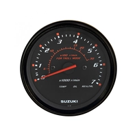 Тахометр 4, 7000 об/мин, Suzuki DF40A-200A, черный
