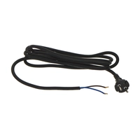 Шнур питания с вилкой H07RN-F 2×1.0mm2; L-2,5m ИНТЕРСКОЛ
