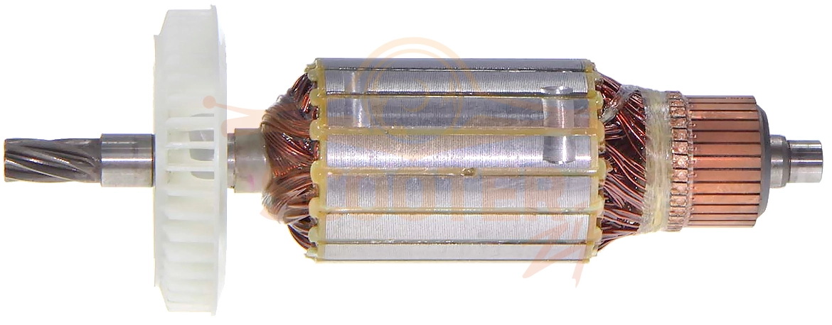 Ротор (Якорь) (L-227 мм, D-57 мм, 7 зубов, наклон вправо) ELITECH HD CDM 4926E (E2010.002.00)