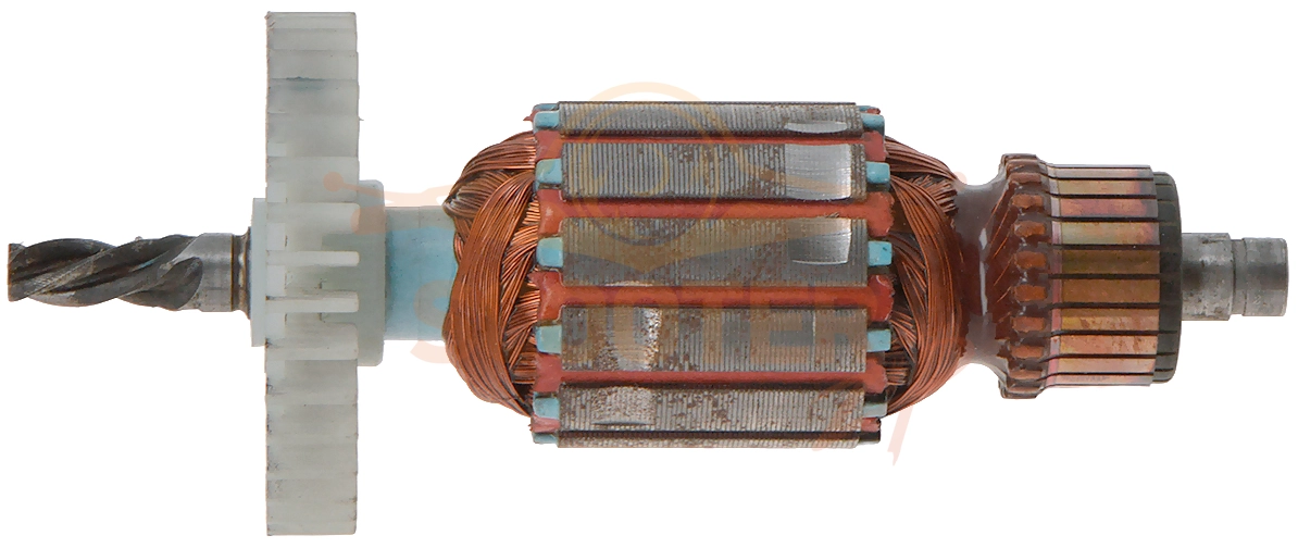 Ротор (Якорь) (L-129.5 мм, D-35 мм, 4 зуба, наклон влево) P.I.T. (PIT) PBM10-C
