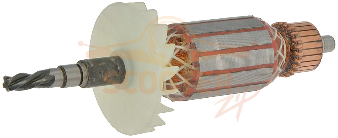 Ротор (Якорь) (L-169 мм, D-34 мм, 4 зуба, наклон влево) P.I.T. (PIT) PWG180-C