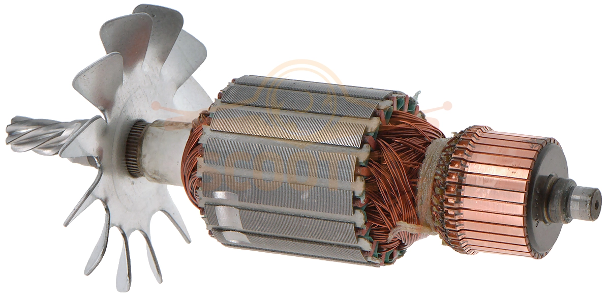 Ротор (Якорь) (L-200 мм, D-54 мм, 6 зубов, наклон влево) P.I.T. (PIT)