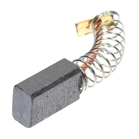 Щетка угольная 6x9x15 (1шт) пружина-пятка квадрат