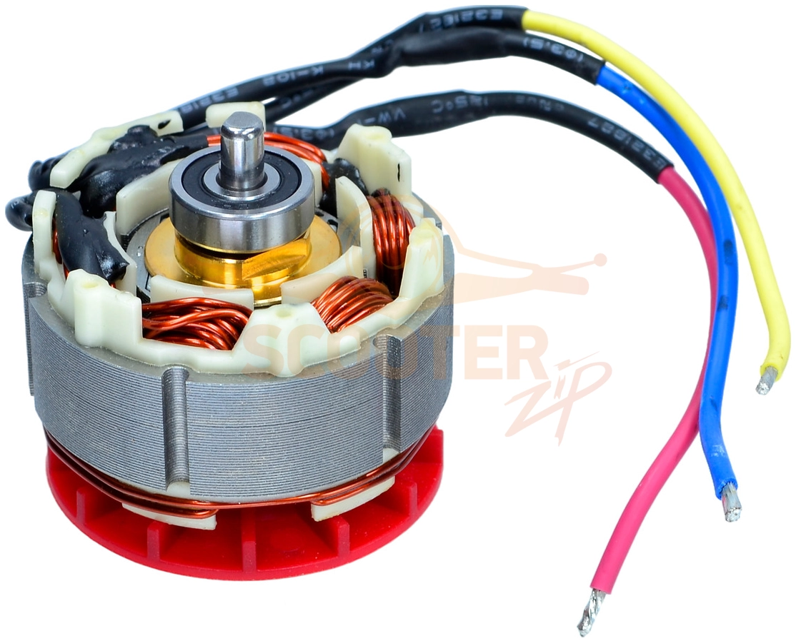 Двигатель BRUSHLESS 4815 с шестерней и подшипниками 695-2RS в сборе # для дрели-шуруповерта ЗУБР DB-70