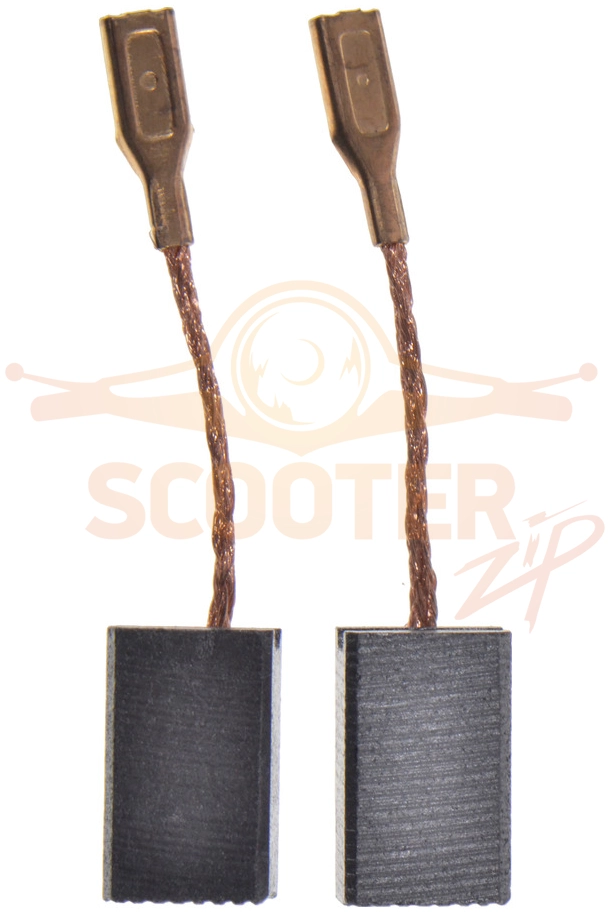 Щетка угольная 6x8.5x14 (поводок, клемма-мама) (1шт) P.I.T. PWS125-C2, PWS125-C4