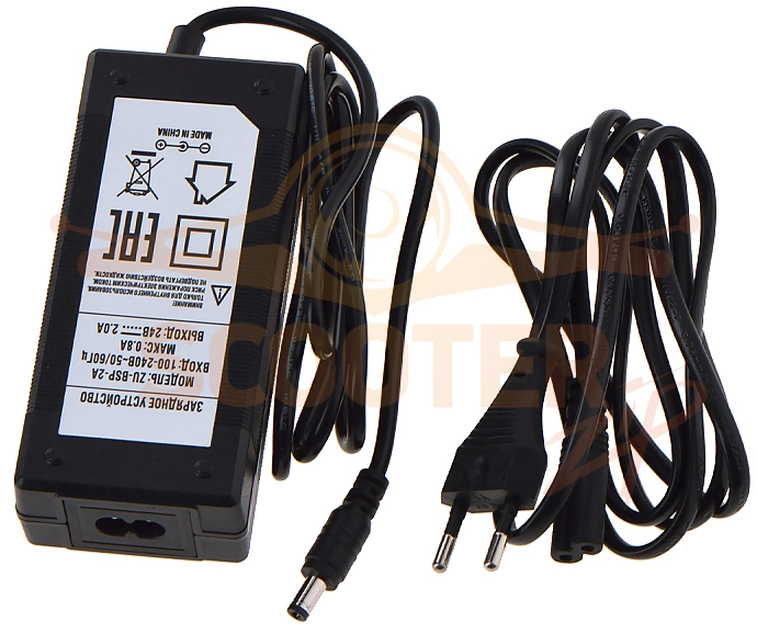 Зарядное устройство Li-ion 24 V (2А, штекер 5.5х2.1, кабель 1.2м, индикатор, настольный тип) для шуруповерта P.I.T. PSR24-C2