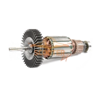Ротор (Якорь) (L-141 мм, D-35 мм, 6 зубов, прямо) Black&Decker AST1XC, CD51, CD71CRE, CD71RE, KR50, KR50CRE, KR50RE, KR55CRE