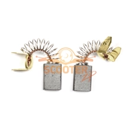 Щетки угольные (2шт) 5x8x11 Makita CB-55 (Makita 6701B, 8419B2, JR3000V, JR3000VT, UH4500, UH6300) (пружина, пятак-уши, автоотключение) аналог 181026-2