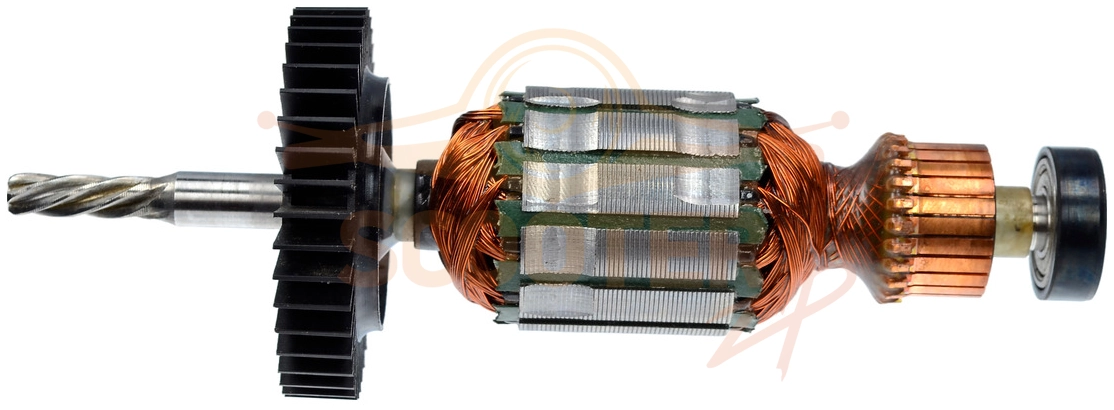 Ротор (Якорь)(L-157 мм, D-35 мм, 5 зубов, поворот влево) Black & Decker KR702 TYPE 1