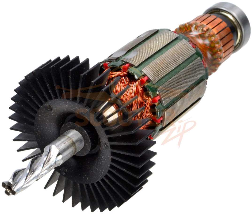 Ротор (Якорь) (L-149 мм, D-35 мм 4 зуба, наклон влево) Black & Decker KR704REK TYPE 1