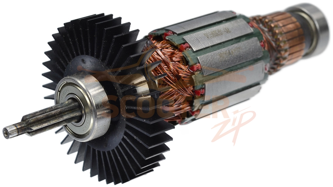 Ротор (Якорь)(L-205 мм, D-55 мм, резьба М10 (шаг 1.0 мм)) Black & Decker GT6060 TYPE 1