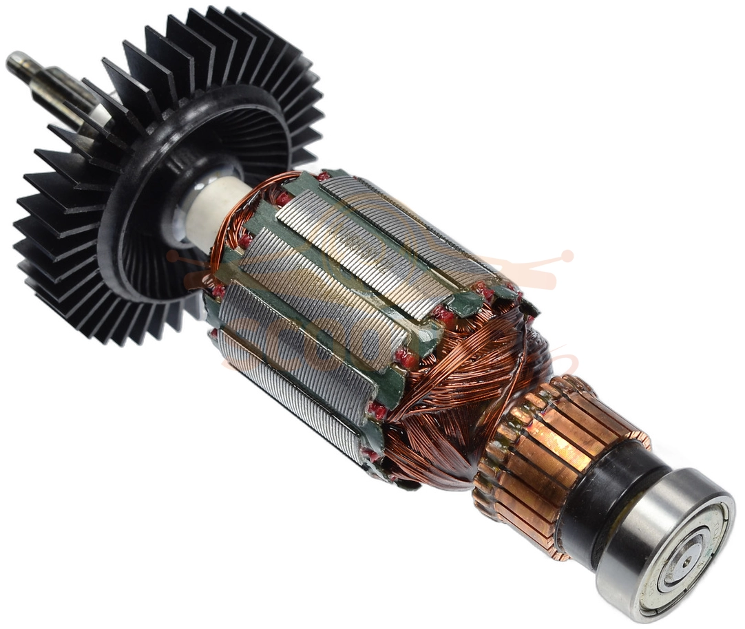 Ротор (Якорь)(L-205 мм, D-55 мм, резьба М10 (шаг 1.0 мм)) Black & Decker GT6060 TYPE 1