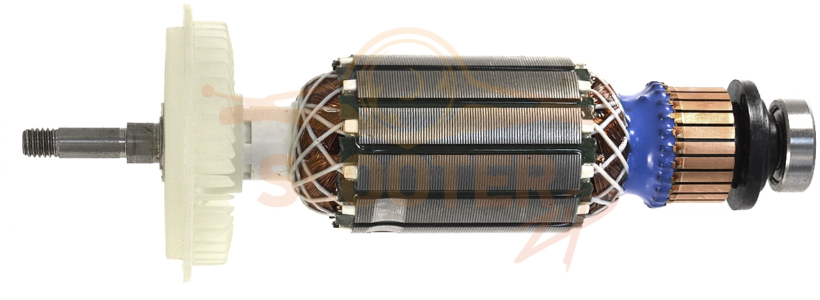 Ротор (Якорь) (L-155 мм, D-35 мм, Резьба М6 (шаг 1.0 мм)) Black & Decker BPGS7100 TYPE 1,BPGS7115 TYPE 1