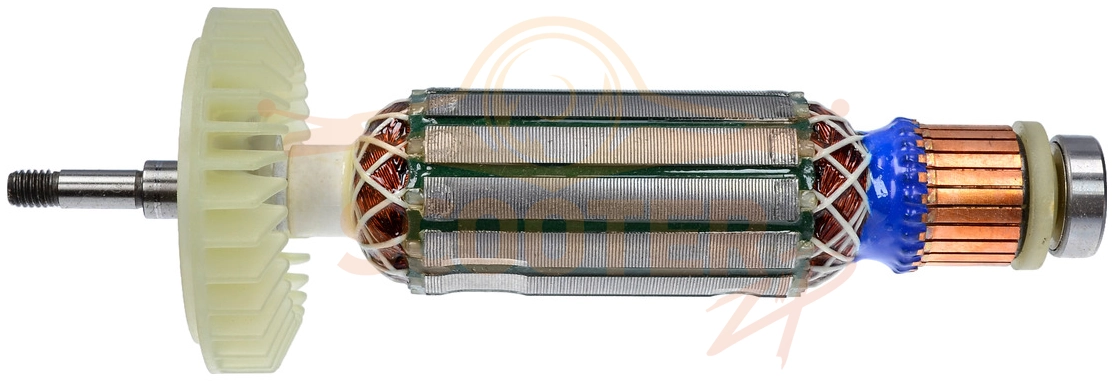 Ротор (Якорь)(L-166 мм, D-32 мм, резьба М6 (шаг 1.0 мм) Black & Decker BPGS8100 TYPE 1,BPGS8115 TYPE 1
