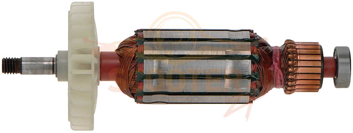 Ротор (Якорь) (L-157 мм, D-34 мм, резьба М8 (шаг 1.25 мм)) Black & Decker KG901 TYPE 1,KG902 TYPE 1,KG911 TYPE 1