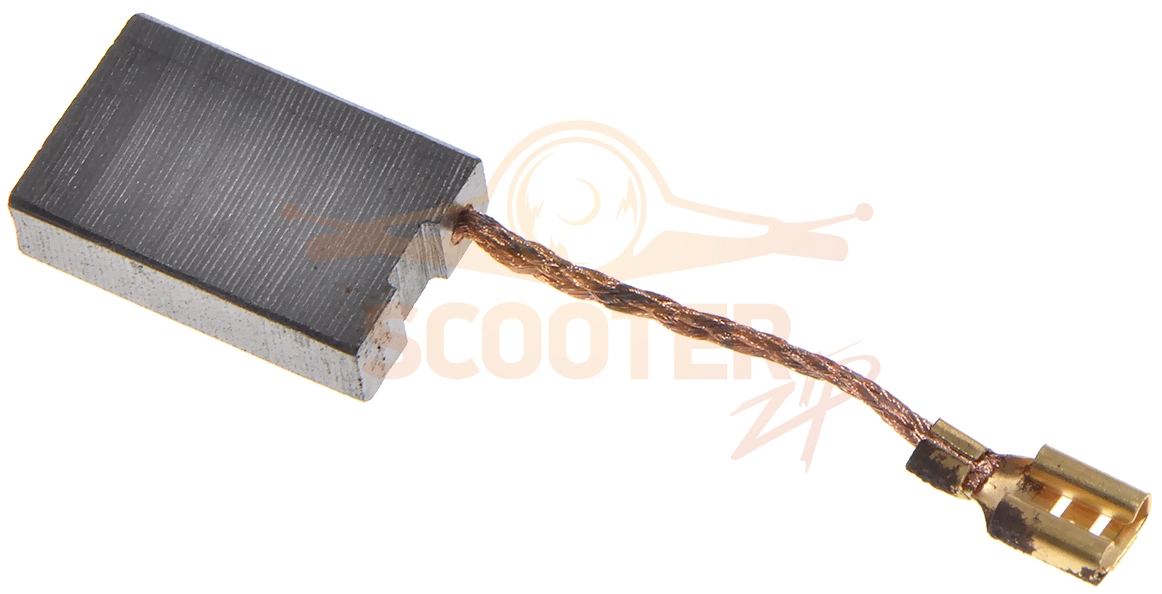 Щетка угольная 7x16.6x25 (2шт) ИНТЕРСКОЛ УШМ-22/230, УШМ-230/2100Т, УШМ-230/2200М1, УШМ-230/2200ЭВ, УШМ-230/2300Т, УШМ-230/2500Т, УШМ-230/2600ЭВ