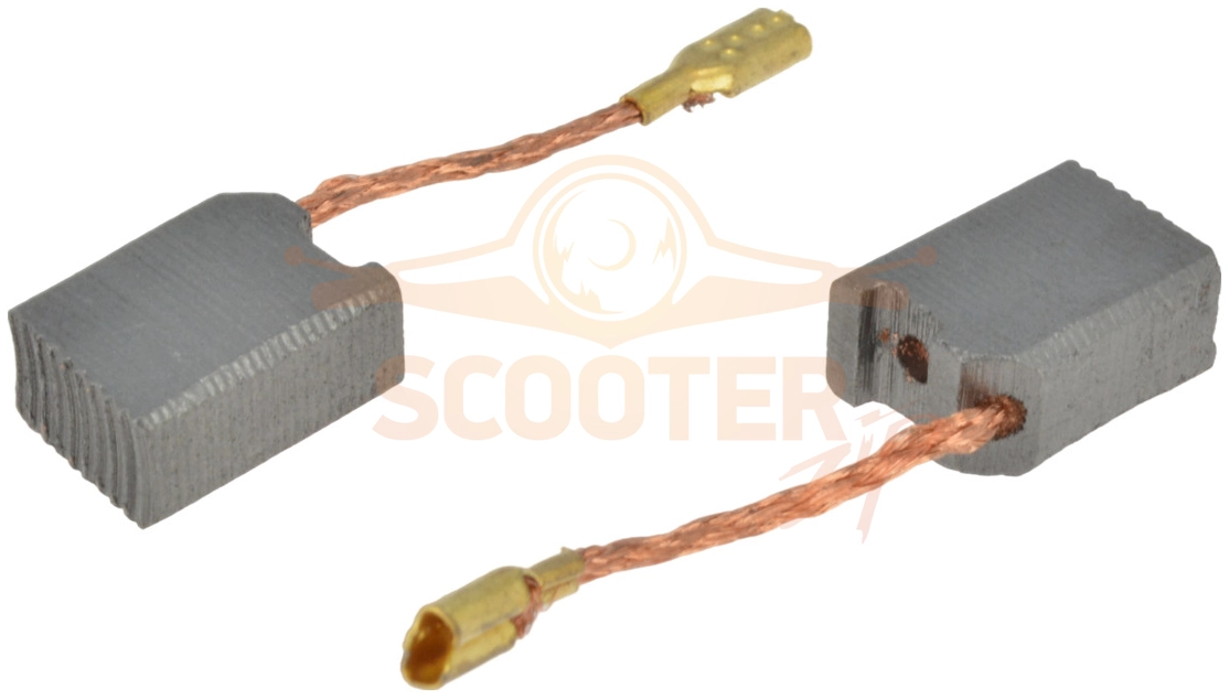 Щетка угольная 6,4х10х14 (2шт) (с автостопом) DeWalt D28153 TYPE 1, D28157 TYPE 1, DW824 TYPE 3