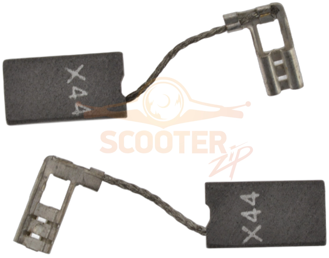 Щетка угольная 5х10х18 (1шт) Поводок, клемма-мама (для BOSCH X44) в коробочке
