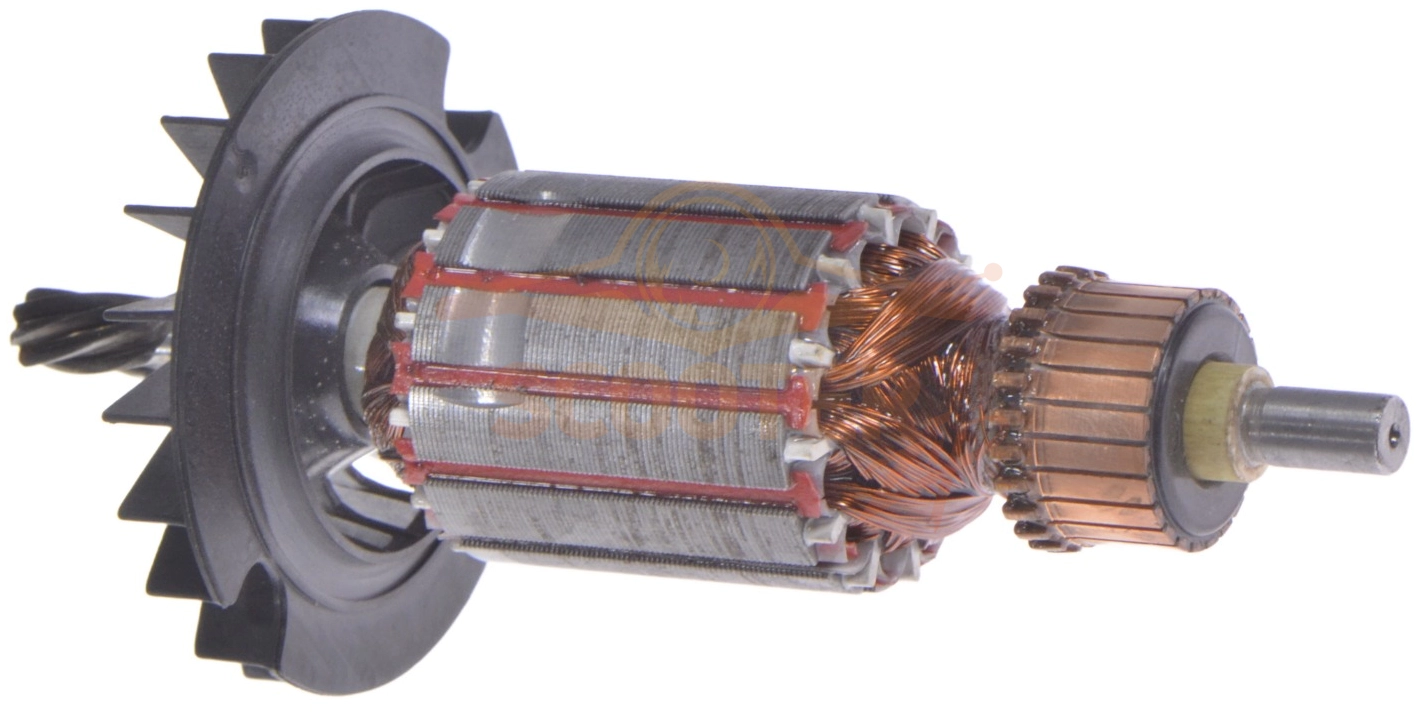 Ротор (Якорь) (L-137 мм, D-35 мм, 7 зубов, наклон влево) перфоратор BOSCH 2-28 DV (P)