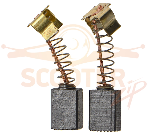 Щетки угольные 5x8x11 (пружина, пятак-уши) (4шт) для дрели MAKITA 6501
