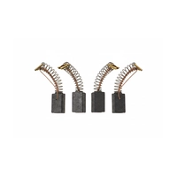 Щетка угольная 6.5x7.5x12 (пружина, разъем мама) (4шт) HITACHI BUL SH3, BUW SH3, C 5