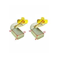 Щетка угольная (2шт) 6,4х12х16 для ELS-2000(48) YAT