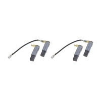 Щетка угольная 6.5x10x15 (4шт) STEHER HPW-110, HPW-140, ЗУБР АВД-115