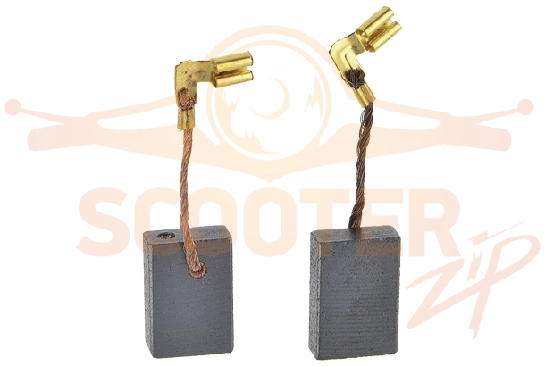Щетки угольные 5x11x16 (4шт) CB-318 (клемма мама, поводок, аналог) для болгарки (УШМ) MAKITA 9564
