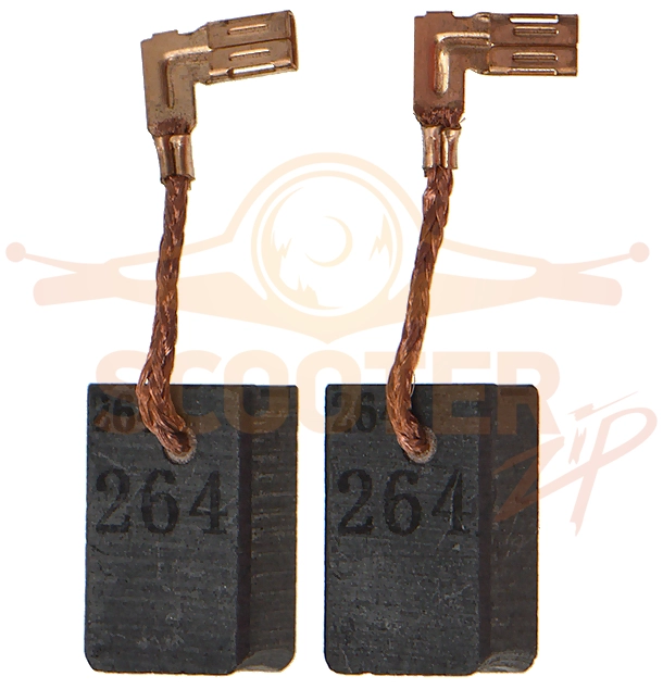Щетки угольные 7x11x17 (4шт) для болгарки (УШМ) MAKITA GA5091