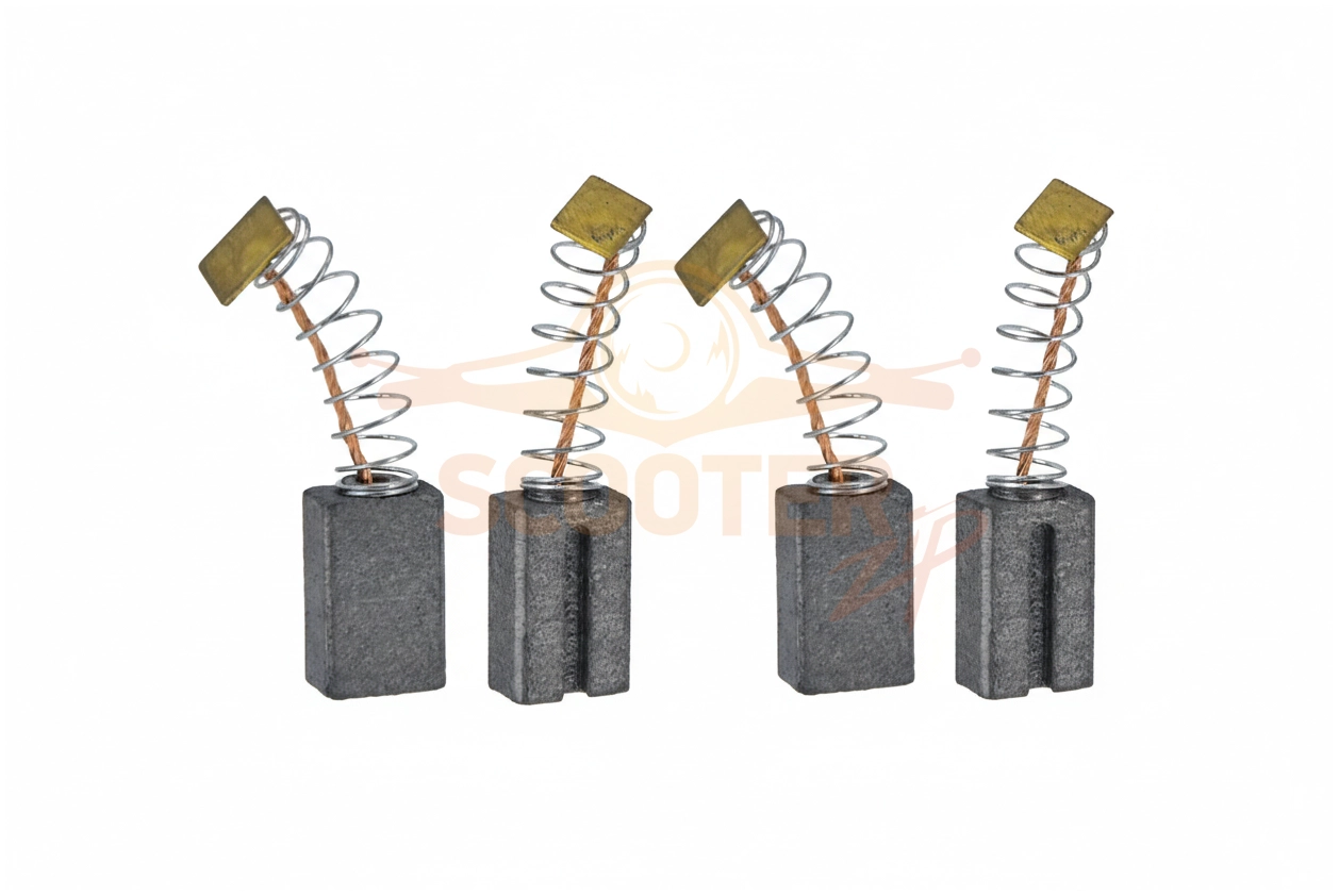 Щетки угольные 6x9x14 (4шт) для рубанка ELITECH Р 82 (до 2021г.)